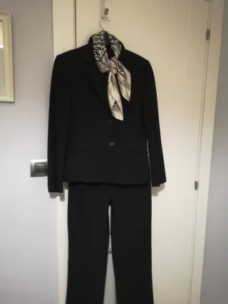 Traje de pantalón Cortefiel negro