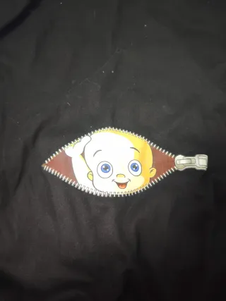 Camiseta premamá divertida bebé cremallera