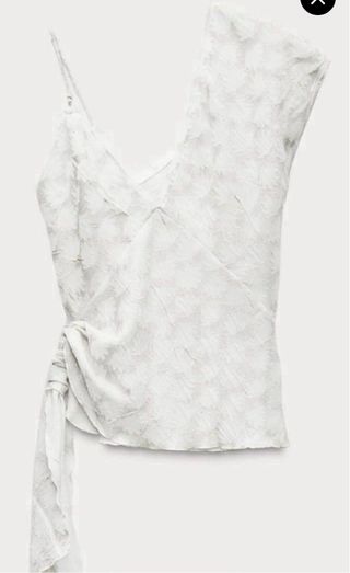 Top Zara blanco nuevo