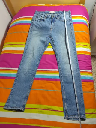 Vaqueros Pull&Bear Talla 38 Azul Medio