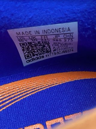 Botas Adidas Predator Naranja/Azul Nuevas