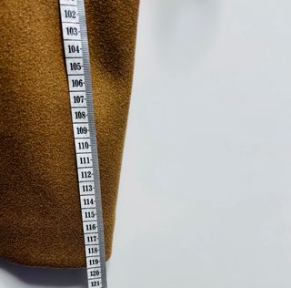 Abrigo camel con cuello y puños de pelo T/S