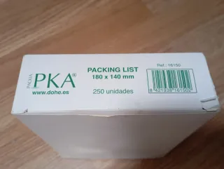 Caja de 250 sobres autoadhesivos