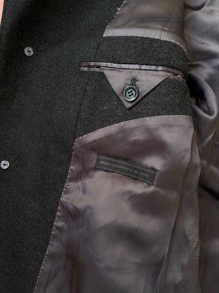 Cappotto Lana-Cashmere Nero Taglia 50-52