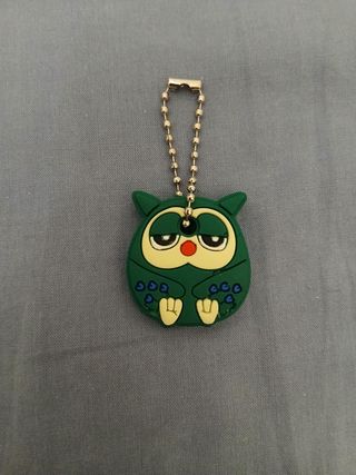 Portachiavi gufo in silicone