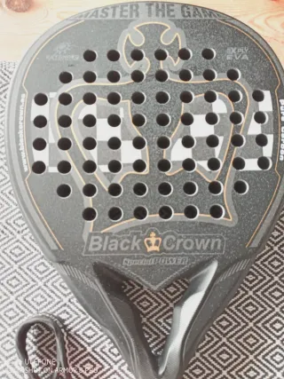 Pala de pádel Black Crown Pure Carbon