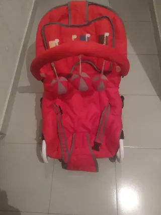 Hamaca para bebé con diseño de jirafas