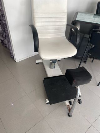Sillón de pedicura usado
