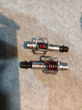 Pedales Crankbrothers Egg Beater 1 plata rojo
