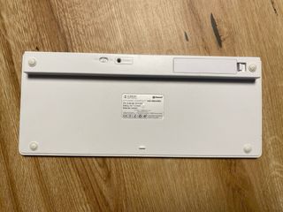 Teclado inalámbrico Subblim plata y blanco