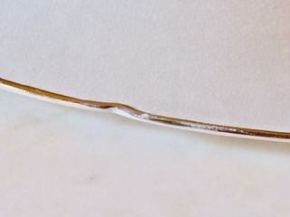 Zuppiera SC Richard fine 800 bianca/oro vintage