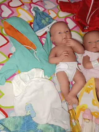 Bambole Reborn Gemelle con Abbigliamento