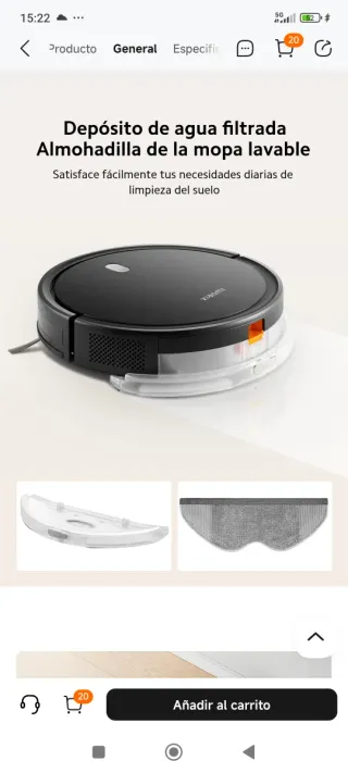 Robot Aspirador Xiaomi Robot Vacuum E5