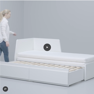 Cama nido IKEA FLEKKE 80x200 + 2 colchones