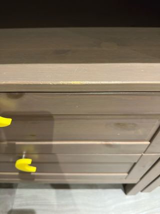 Mueble cambiador bebé madera sundvik