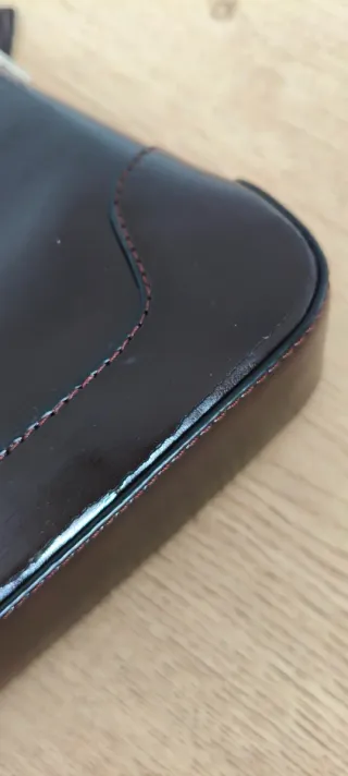 Bolso de mano/hombro. Marrón. Clásico, vintage