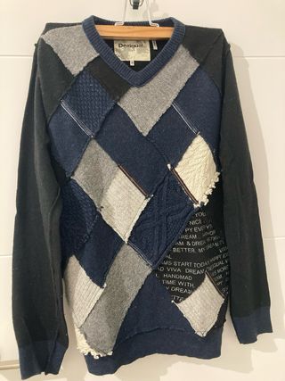 Jersey Desigual Patchwork Talla M