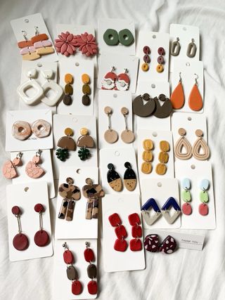 Pendientes arcilla polimérica outlet 4€/par