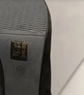 Stivaletti donna neri con pizzo