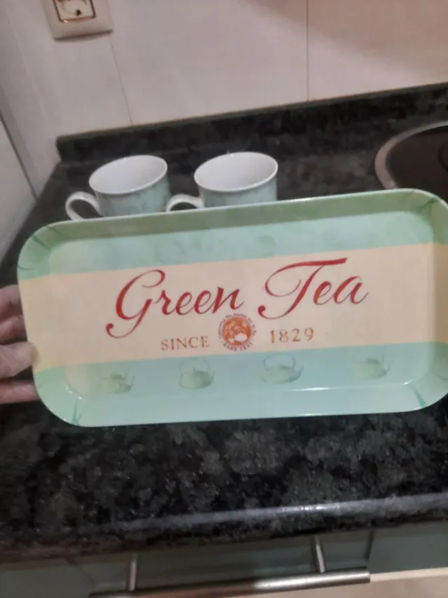 Juego 2 Tazas Green Tea Porcelana