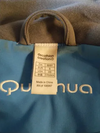 Chaqueta montaña unisex Quechua.