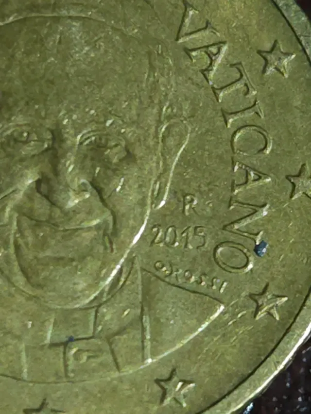 Moneda Vaticano Papa Francisco 2015