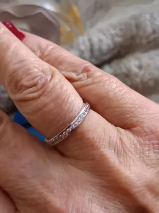 Anillo Plata de Ley, con circonitas rosas