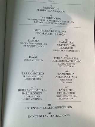 Guía de Barcelona de Carlos Ruiz Zafón