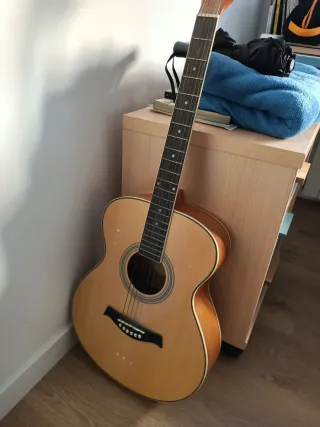 Guitarra Acústica Madera Clara