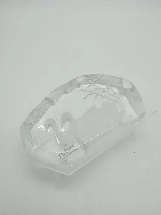 Cristallo Svedese Nybro Cigni Soprammobile