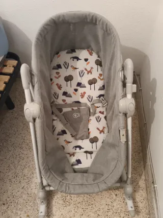 Minicuna con estampado infantil