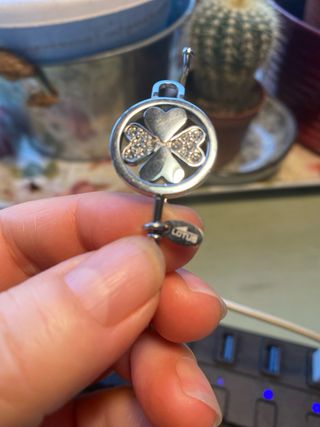 Pulsera Lotus Trébol Acero