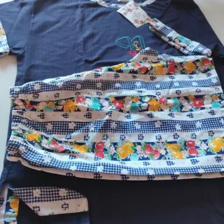 Pijama Nerva Algodón Estampado Talla 46 nuevo