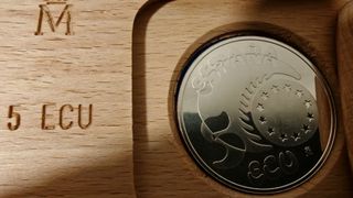 Moneda Plata 1 Onza Carlos I 1989 5 ECU