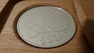 Moneda Plata 1 Onza Carlos I 1989 5 ECU