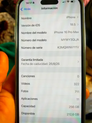 iPhone 16 Pro Max Plata