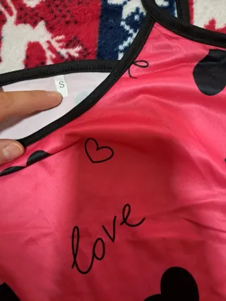 Pijama Corazones Talla S