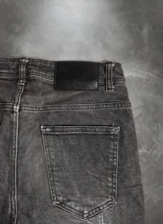 Vaqueros Zara Man Slim Fit Negros Talla 40