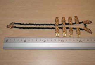 Collar gargantilla choker Colombia Linarena 24 k