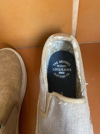 Zapatillas Lois Jeans Beige Talla 41