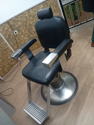 Sillón Barbero Hidráulico Profesional Clásico