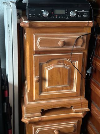 Mesitas de pino macizo (2 unidades)