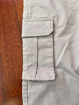 Pantalón Cargo Chino Silbon Gris Talla M