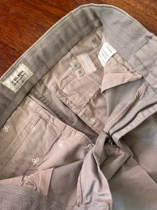 Pantalón Cargo Chino Silbon Gris Talla M