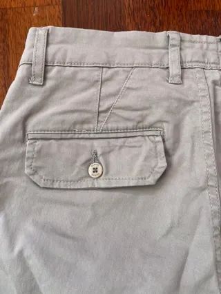 Pantalón Cargo Chino Silbon Gris Talla M