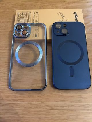 2 Fundas iPhone 15 + 6 Cristales Templados