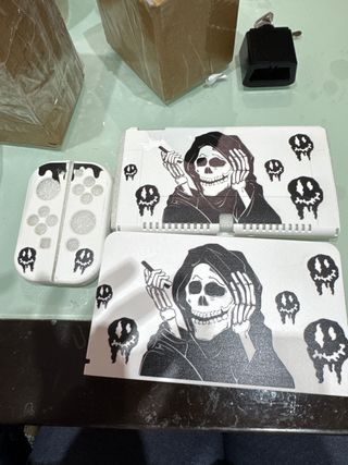 Funda Nintendo Switch OLED Diseño Calavera