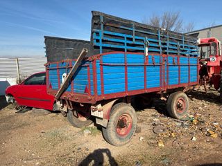 Tractor David Brown 995 con remolque y pala