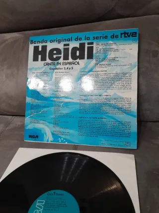 Vinilo Heidi Canta en Español RCA Camden.