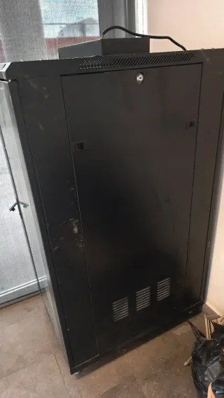 Armario Rack Servidor Grande Negro 60x80x130